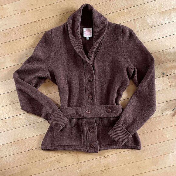 Emmy Design of Sweden vintage 1920s 20s edwardian repro belted cardigan - Picture 2 of 3